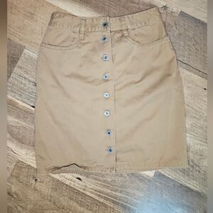 The Limited Tan Mini Skirt